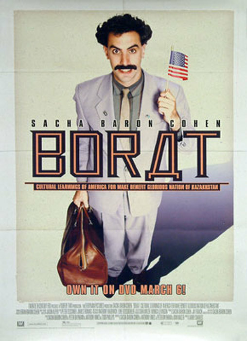 Borat (Single Sided) Original Video/Dvd Ad Poster