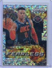 2019-20 Panini Prizm FAST BREAK Fearless NO. 4 Russell Westbrook - Houston Rocke