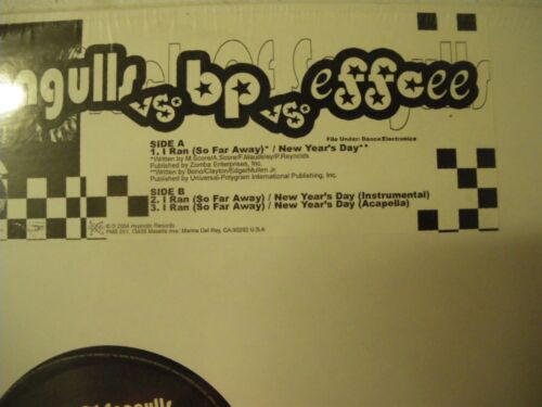 A Flock Of Seagulls vs BP Effcee I Ran So Far Away New Years Day U2 Vinyl 12" - Picture 2 of 3