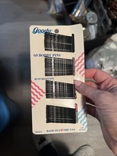 Goody Hair Bobby Pins Vintage 1989 824/3 80s Hair 60 Total Pins Made In The USA