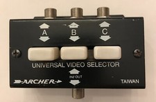 Vintage Archer Universal Video Selector 3 Way Switch 15-1256