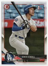 2018 Bowman BP23 Jeren Kendall 1st Bowman Los Angeles Dodgers Card