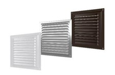 Metal Louvre Air Vent Fixed Bathroom Kitchen Ventilation Brick Grille Cover
