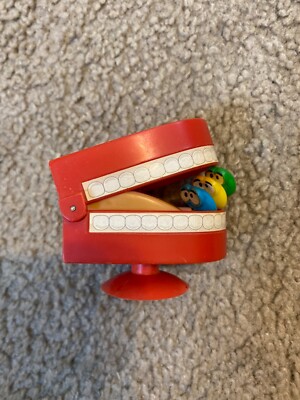 Vintage 1980's Talking Chattering Teeth String Pull Toy M and M's M&M's BK 