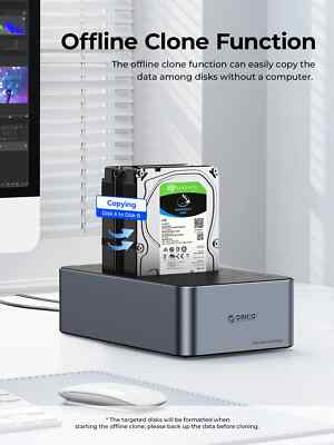 ORICO 5 Bay Hard Drive Cloner Duplicate USB 3.0 Hard Drive Docking