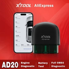AD20 Car OBD2 Scanner Engine Diagnostic Fault Code Reader Bluetooth Scan