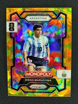 Panini Prizm FIFA World Cup Monopoly 2026 GOLD CRACKED ICE CHOOSE YOUR CARD!