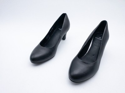 DANIEL HECHTER Damen Pumps Absatzschuhe Leder Schwarz Gr. 37 EU Art. 38402-98