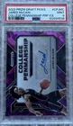 2024-25 Prizm Jared McCain College Penmanship Autograph Duke 76ers # /99 PSA 9