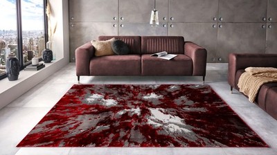 Vorleger Wohnzimmer, Abstrakt Schlafzimmerteppich Flurläufer, Fußmatte Türmatte