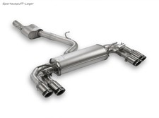 Remus Duplex Sportauspuffanlage Audi S3 8V und Sportback je 2x84mm Carbon Race