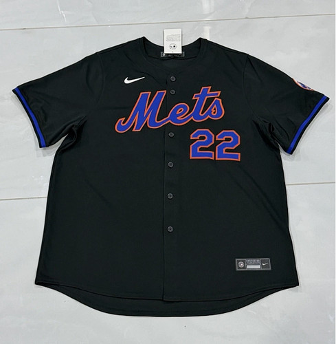 New York Mets Juan Soto #22 Black Jersey with Patch Baseball Jersey Men’s S-3XL