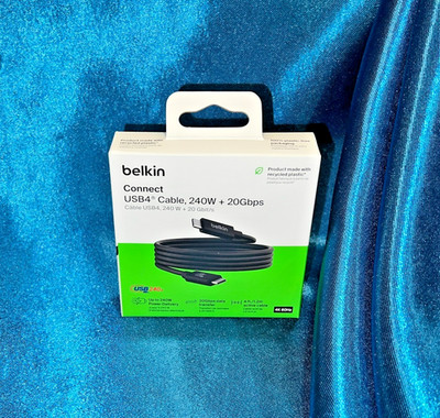 Belkin 4FT Connect USB4 Cable   240W + 20Gbps - INZ004tt1.2MBK
