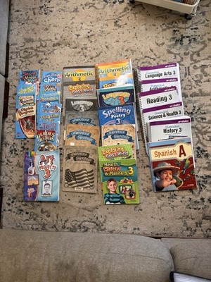 Abeka Third 3rd Grade Lot of 31 books - Student Textbooks/Readers & Teacher Keys
