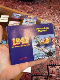 1942 & 1943 Nintendo NES Authentic Excellent w/ hangtag Mint box Poster Original