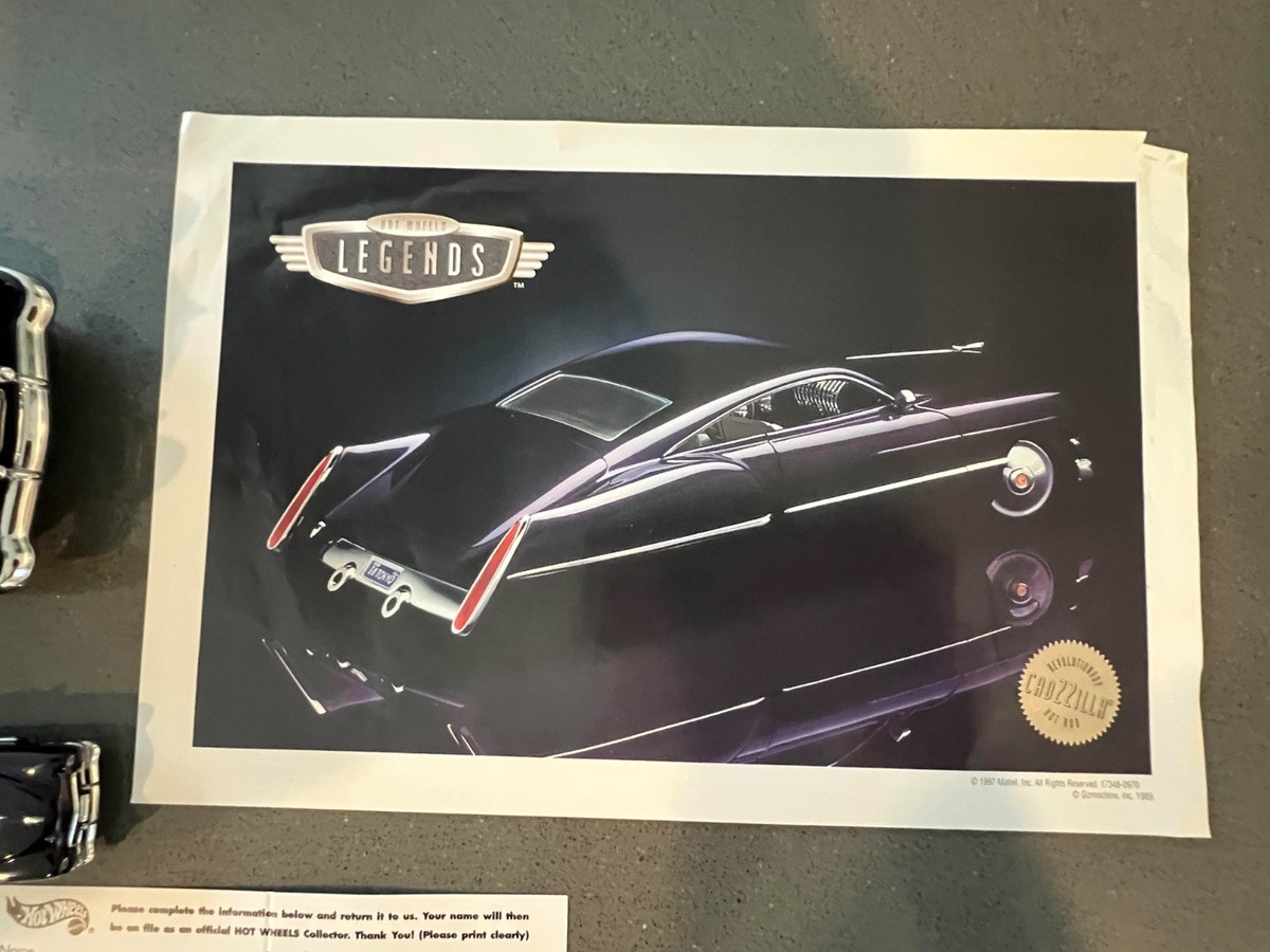 Hot Wheels Legends 1948 Cadillac Cadzilla Diecast 1:24 & 1:64