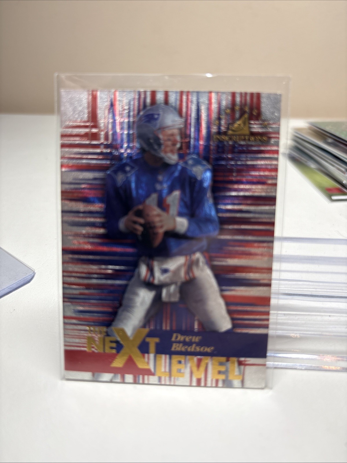 1997 Pinnacle Inscriptions Next Level Challenge Collection - Drew Bledsoe