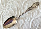 Antique Sterling WALLACE LUCERNE 1896 Teaspoon Scrolls "Elizabeth" ELEGANT!