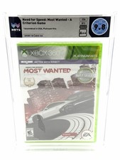WATA 9.8 A++ Need for Speed Most Wanted Platinum Hits Xbox 360 Sealed