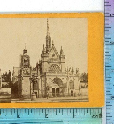 Saint Laurent Paris France Stereoview c1870