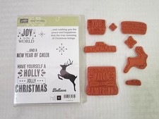 Stampin Up JOLLY CHRISTMAS Stamp Set - NEW