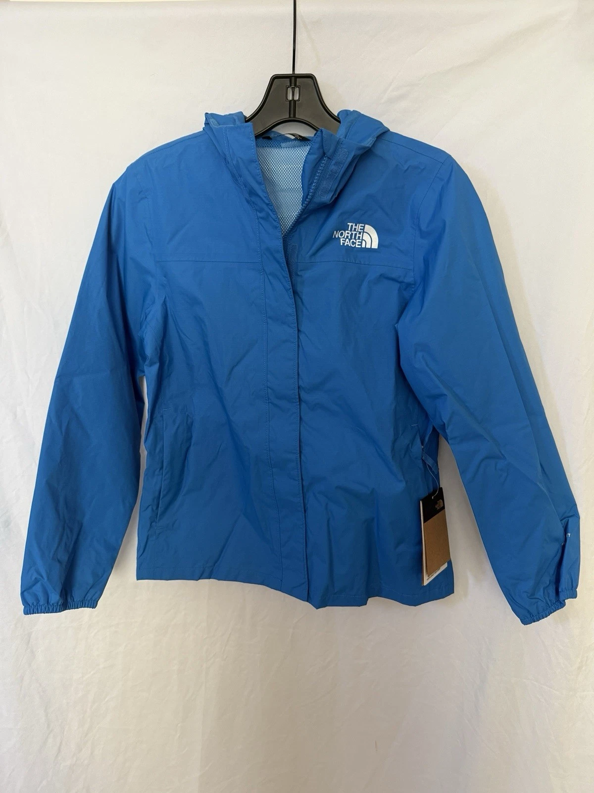 The North Face Resolve Reflection Hooded Jacket Girls Large (14/16) Blue