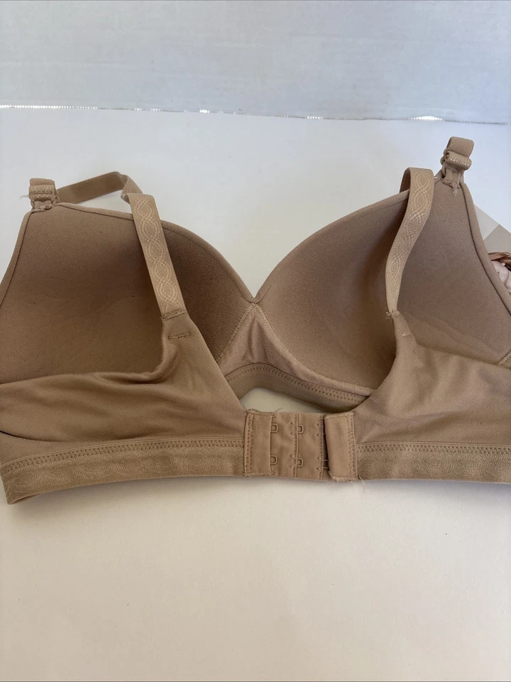 Warner’s  Simply Perfect Wirefree Bra  Beige Size 36A 36 A Super Soft Comfort - Image 4 of 4