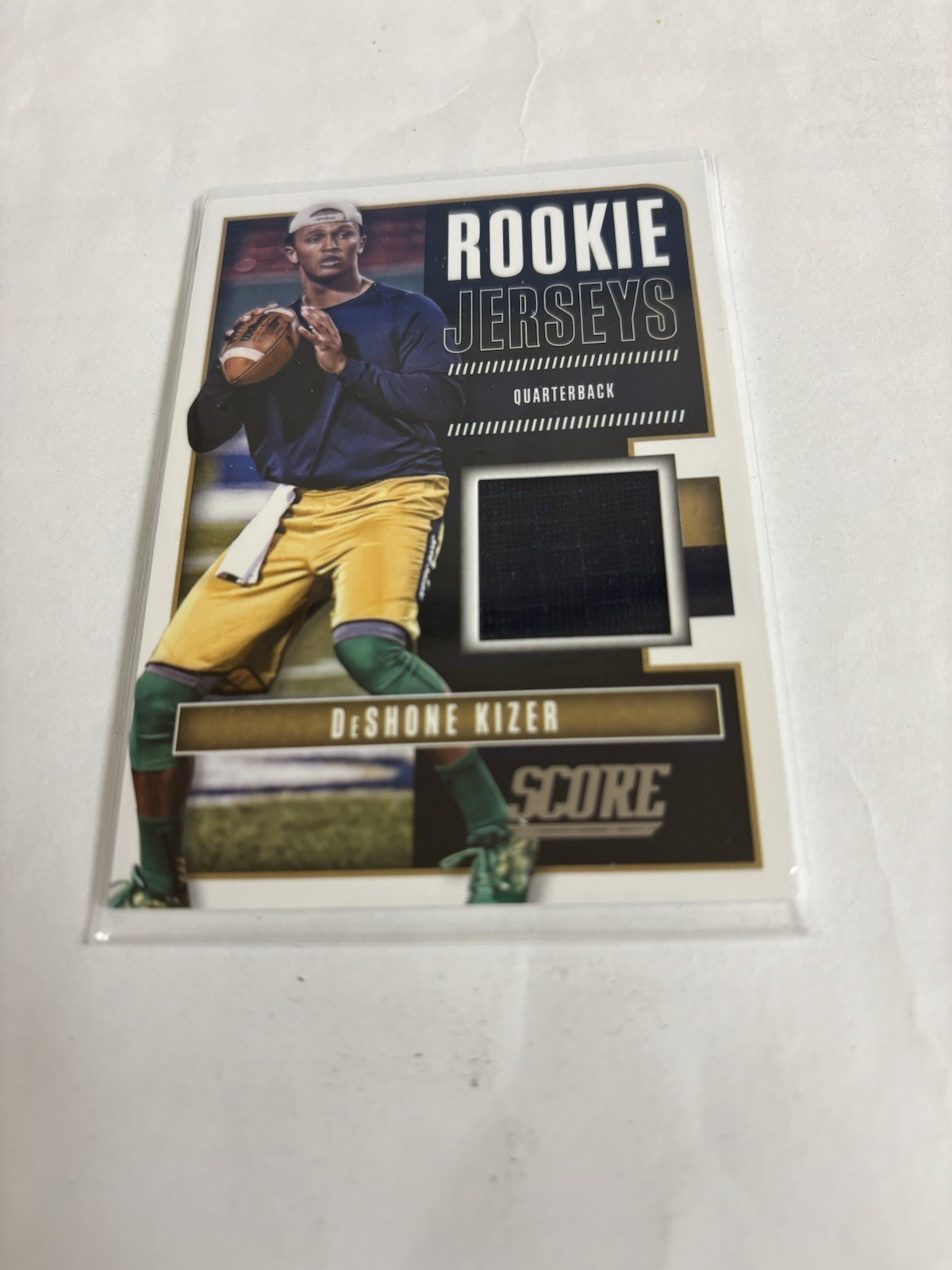 DeShone Kizer Panini Score Rookie Jerseys #20 Base