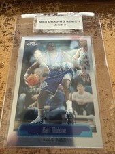 1999-00 Topps Chrome #53 Karl Malone MBS Graded 9 Mint Utah Jazz NBA Card HOF