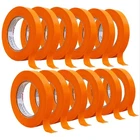 Orange Automotive Refinishing Masking Tape 0.75 in x 60 yd (12 Rolls)