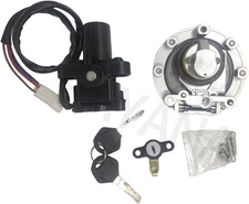 RAYANA Ignition Switch+Gas Fuel Tank Cap+Seat Lock+Keys For Yamaha MT03 MT09 ...