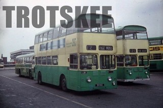 35mm Slide Merseyside PTE Leyland Atlantean MCW L511 511KD Liverpool 1977