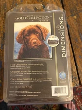 Dimensions Counted Cross Stitch Kit 6"X6" Hot Chocolate (18 Count) 70-65177