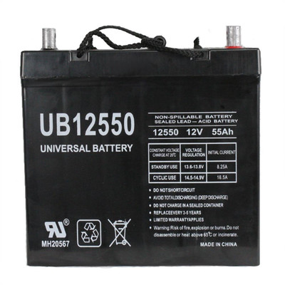 UPG 12V 55Ah Battery for Jazzy 1101,1105,1120,1121,HD,1122,1133