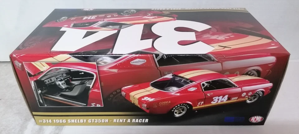 Modellino Acme Ford Mustang Shelby Gt 350h,N°314,1/18 - Immagine 2 di 4