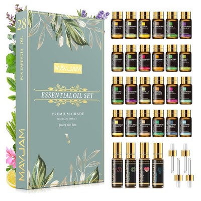 Ätherisches Öl Set 28 Stück 100% Natur Duftöl Aromatherapie Entspannung