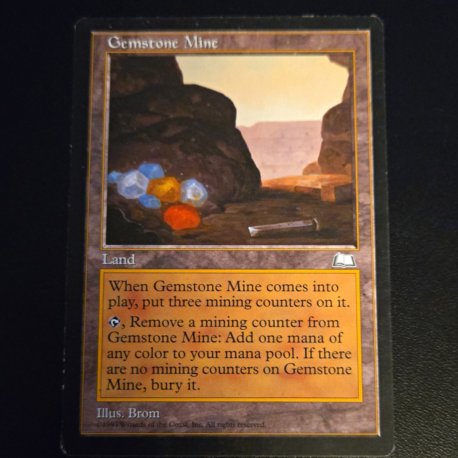 Wizards of the Coast Gemstone Mine Weatherlight 1997 Regular Uncommon Land EN