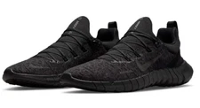 NIB Nike Free Run NN Men's Road Running Shoes BLACK/BLACK ALL SIZES