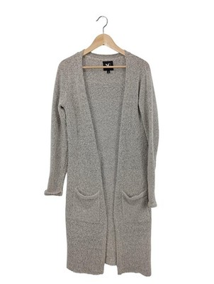 NÜ DENMARK Cardigan Damen Jacke Gr. DE 38 hellgrau Casual-Look