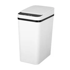 Automatic Trash Can, Touchless Motion Sensor Garbage Can with Lid, Smart 