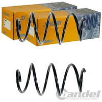 2X Spidan Fahrwerksfedern Vorne Passend FÜR Honda Jazz Links+Rechts