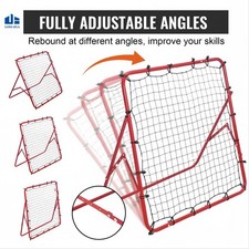 39"x39" Soccer Rebounder Net Portable Football Training Equipment
