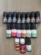 Lot Of 17 Essential Oils (Almost Full) Young Living, Plant Therapy, Cliganic