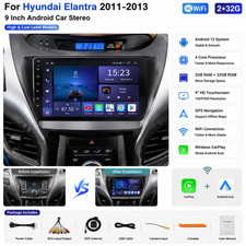 For Hyundai Elantra 2011 2012 2013 Carplay Car Stereo Radio Android GPS Navi FM