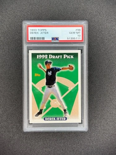 Derek Jeter 1993 Topps Rookie #98 PSA 10 Yankees HOF