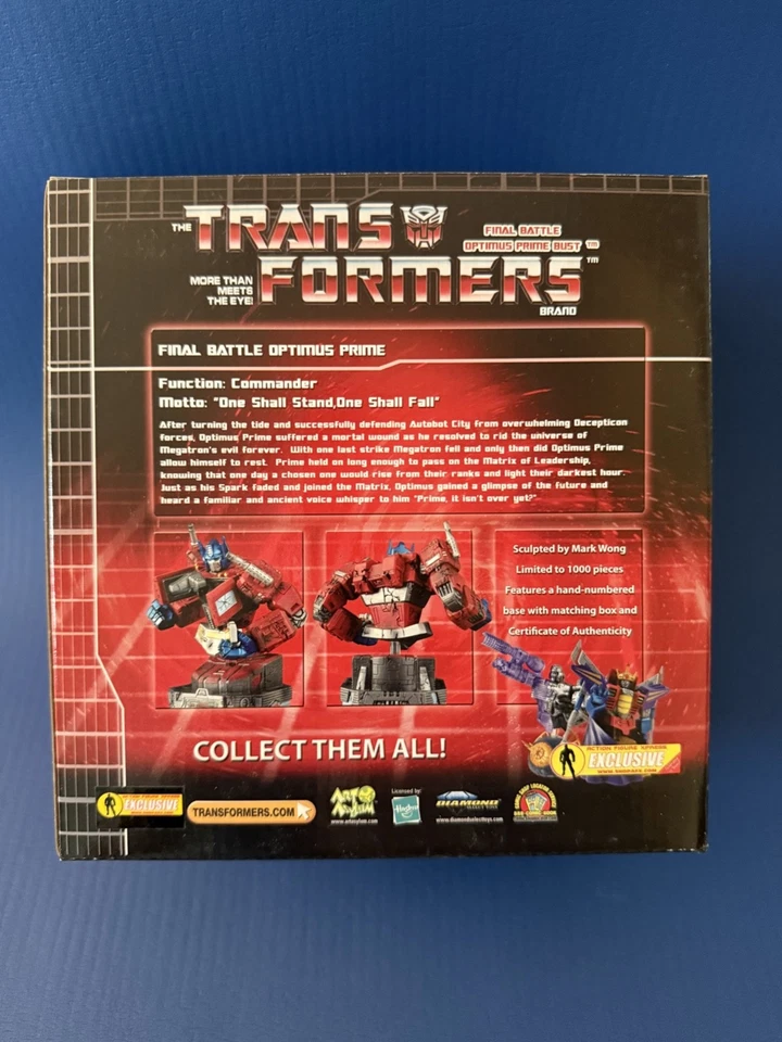 Diamond Select Toys Transformers Final Battle Optimus Prime Limited - Image 3 of 4