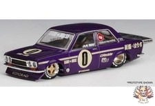 Mini Car 1/64 Datsun 510 Pro Street OG Kaido House LHD Purple Mini GT [KHMG002]