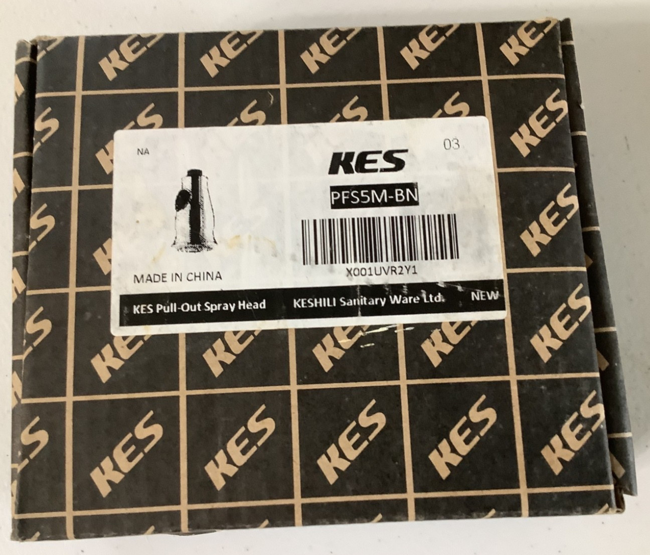 KES PFS5M Kitchen Faucet Pull-Out Spray Head Polished Chrome