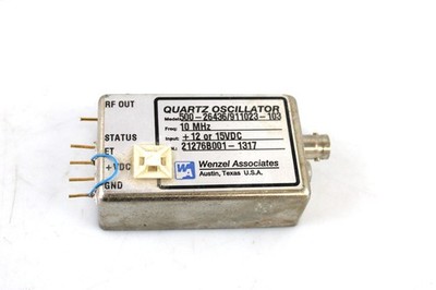 Wenzel 10MHz Quartz Oscillator 500-26436/911023-103 Low Phase Noise +