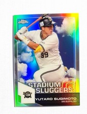 Yutaro Sugimoto ~ 2021 Topps Chrome NPB ~ Stadium Sluggers Refractor #SL-22
